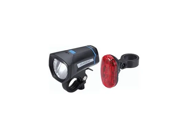 BBB SquareCombo BLS-102K Lyktesett LED, inkl. batterier, svart 