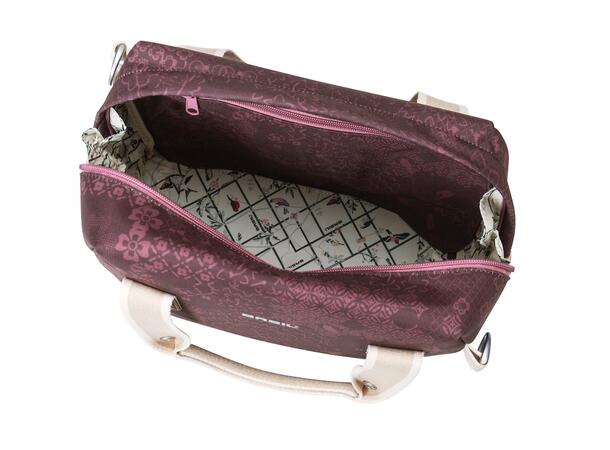 Basil Bohème KF Veske Front Rød Rød, 8 liter, KlickFix 