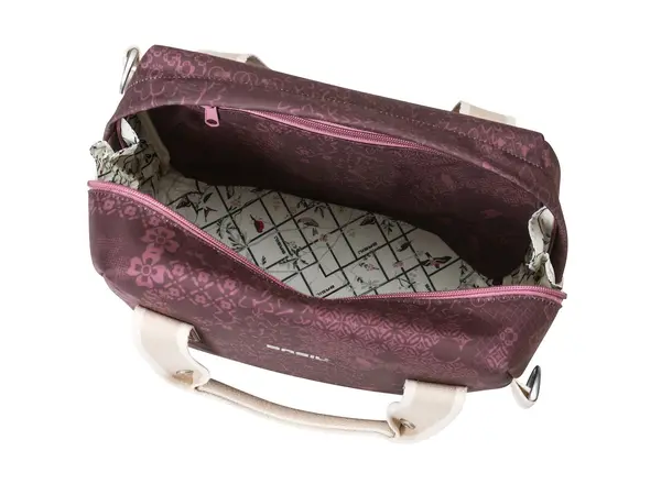Basil Bohème KF Veske Front Rød Rød, 8 liter, KlickFix 