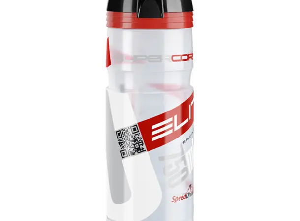 Flaske Supercorsa 750ml klar/rød logo 