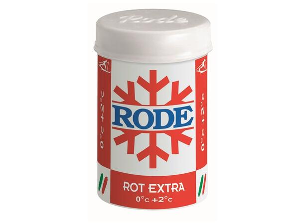 P52 Rode Rot Extra | 0/+2 For mild ny- og finkornet snø