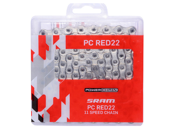 SRAM Chain PC-Red 22 Hollow pin, chrome 11-delt