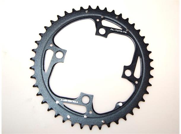 SRAM Chainring ø104mm Outer (triple) 44T 4 holes, blast black, alu, 3x9speed