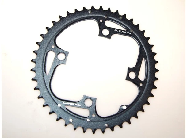 SRAM Chainring ø104mm Outer (triple) 44T 4 holes, blast black, alu, 3x9speed 