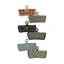 SRAM Disc brake pad Set for Trail/Guide metal sintered pad, steel plate, par