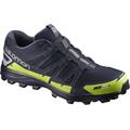 Salomon Speedspike CS Navy/Silver/Lime 4 Piggsko til turer på glatt føre.