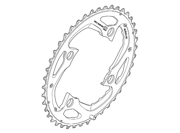 Shimano Krankdrev 42T FCM780 42T