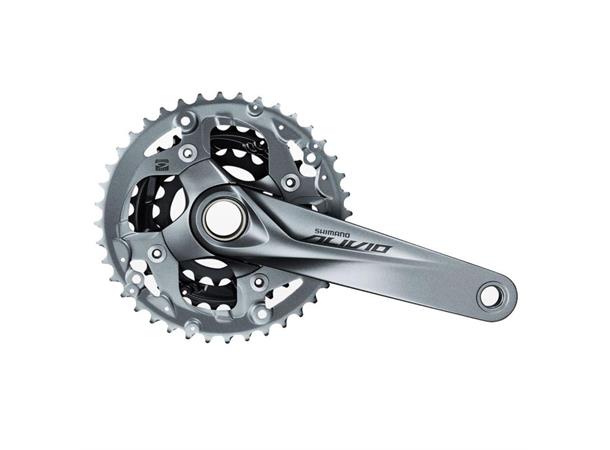 Shimano Kranksett Alivio 175 40/30/22T 9speed, HT2, uten Kranklager