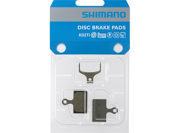 Shimano Resin Pad & Spring K02TI Pads til skivebremser