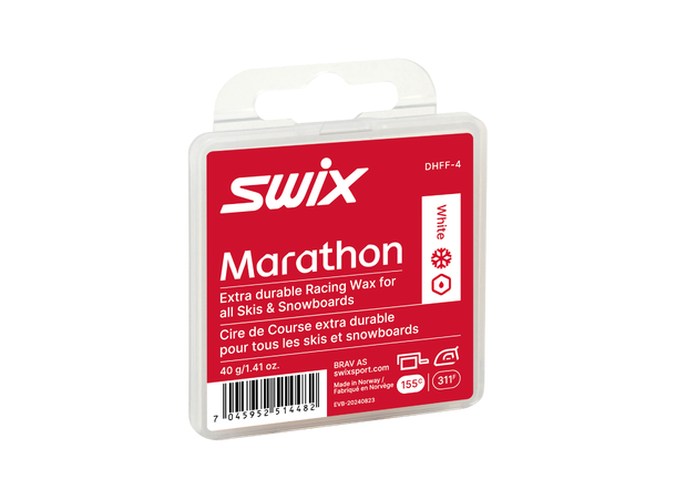 Swix DHFF-4 Marathon White Hard racingvoks for lange distanser