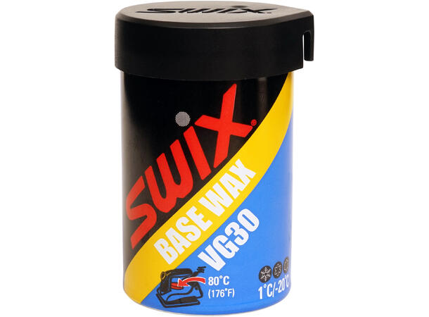 Swix VG30 Base Wax Blue | +1/-20 Slitesterk grunnvoks for temperatur