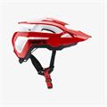100% Altec Helmet Red S/M Sikker og stilren hjelm til stisyklisten