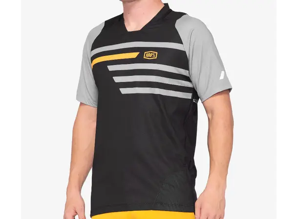 100% Celium Jersey Black/mustard 