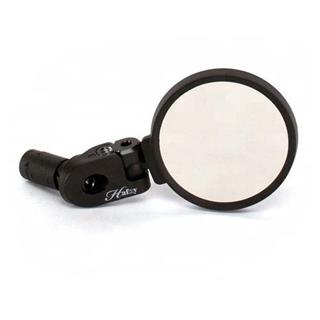 Hafny SpyView Universal Speil Sort, rustfritt stål, 68/62mm, styreende