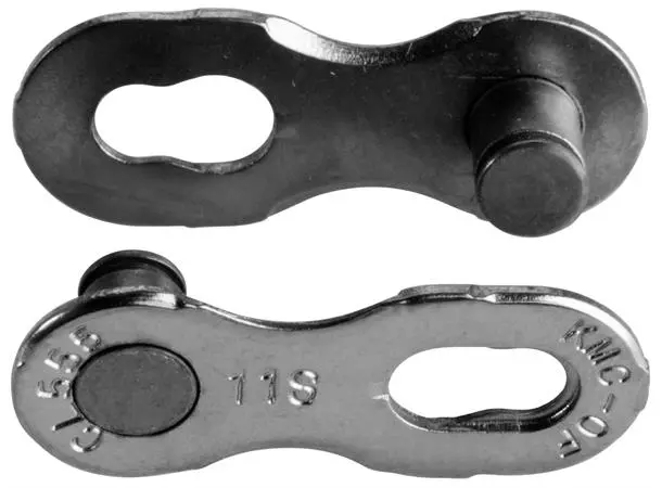 KMC Missinglink 11R EPT Kjedelås Sølv, 11-delt, 2-pk, 5.65mm, rustfritt 