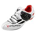 Vittoria - Speed White/Red 38 Lett sykkelsko