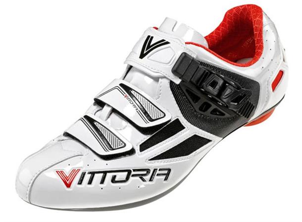 Vittoria - Speed White/Red 38 Lett sykkelsko