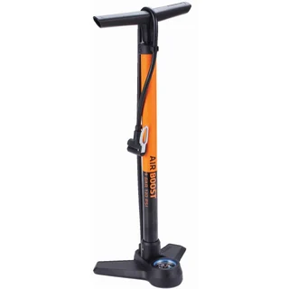 BBB AirBoost BFP-21 Manometerpumpe Orang Stål, 62cm, alle ventiler, 130psi/9bar