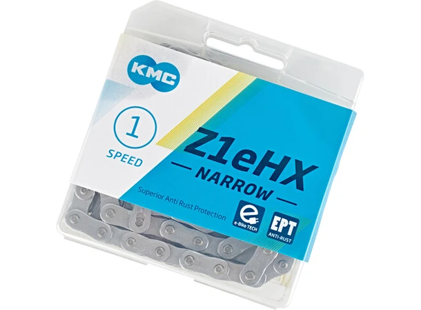 KMC Z1X El-Sykkel EPT Grå Kjede Single Speed, Innvendig gir 