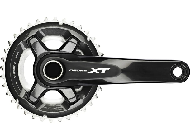 Kranksett XT M8000 175mm 38/28T 175mm 38/28T, dobbel, XC, 11-delt 