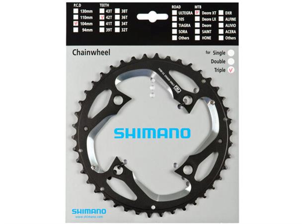 Shimano Krankdrev 32T FC-M780/770-10 104 32T, svart, 10-delt