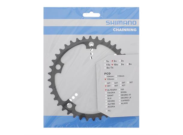 Shimano Krankdrev 39T 6601-G 130mm Ultegra SL