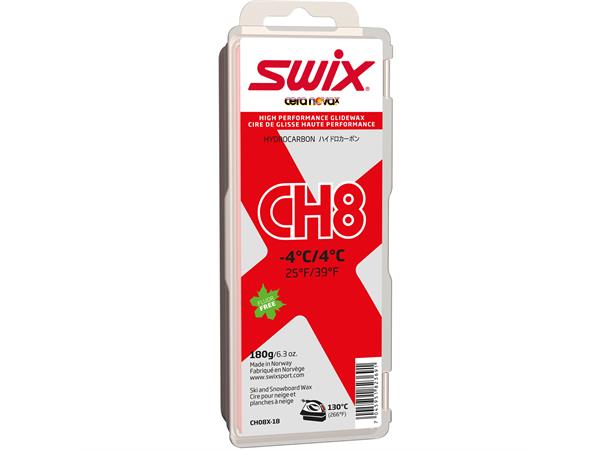 Swix CH8X 180g. Hydrokarbonvoks/parafinglider. +4