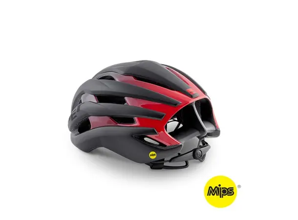 MET Road Trenta Mips Black Shaded Red Matt Glossy 