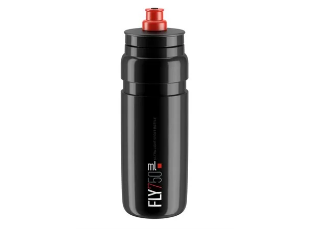 Flaske Elite FLY Black 2018 Rød logo 750 ml 