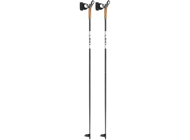 Leki XTA Track Black Turstav med behagelig hempe. 