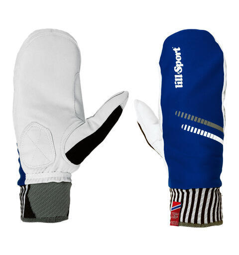 Lill-Sport Celsius Race Mitt Royal blue Varm racing-vott med tight passform.