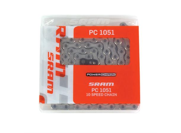 SRAM Chain PC-1051 Solid pin, chrome har 10-delt