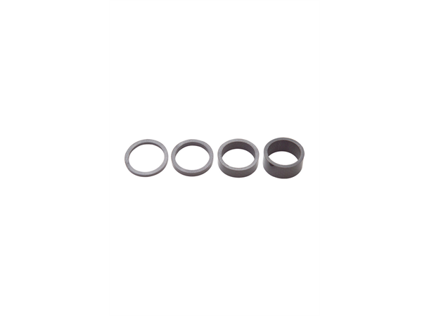 Spacerset 1-1/8" UD carbon 1-1/8", 3/5/10/15mm, svart