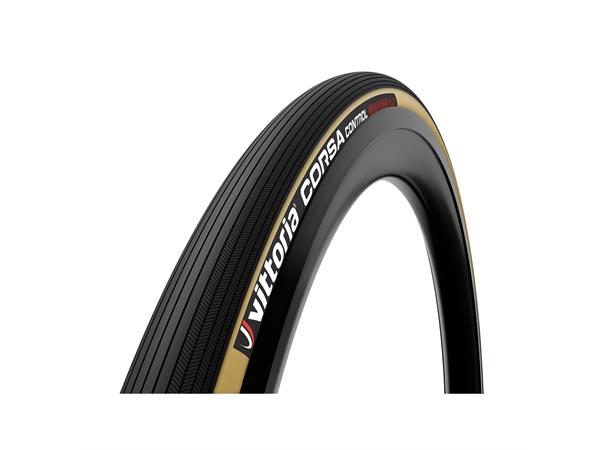 Vittoria Corsa Control 25-622/700x25c Foldbart Brun/svart