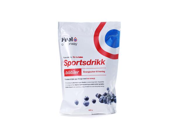 Fuel of Norway Sportsdrikke Blåbær 0.5 kg, smak av blåbær
