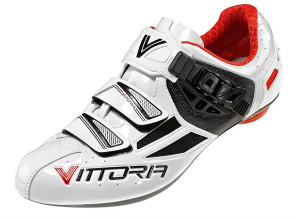 Vittoria - Speed White/Red Lett sykkelsko