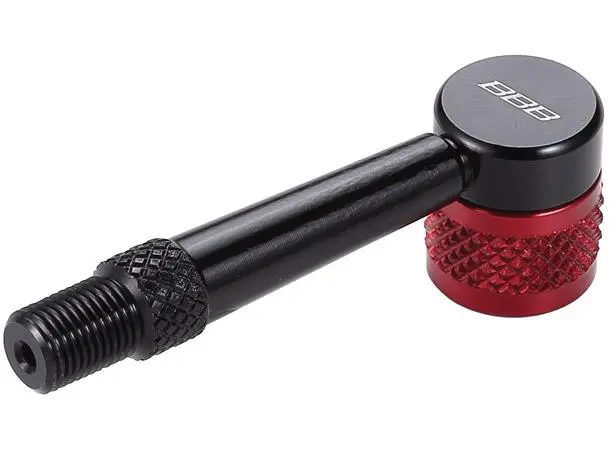 BBB AirPipe BFP-94 Pumpehode adapter 90grader, Presta, svart 