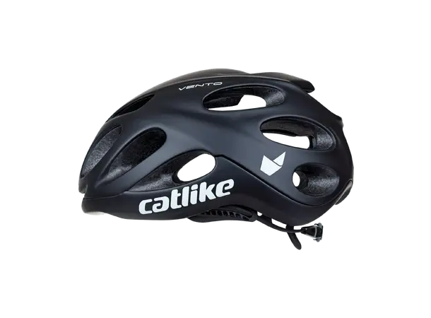 Catlike Vento Sykkelhjelm Matt sort Sort, str. S (52-54 cm) 
