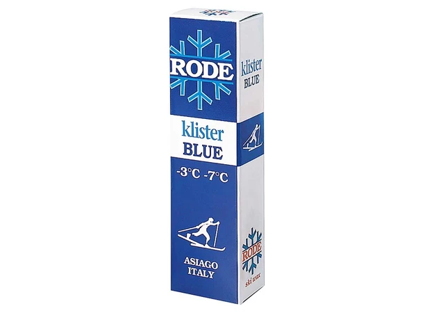 K20 Rode Blue Klister | -3/-7 Underlagsklister for kornete/isete snø 