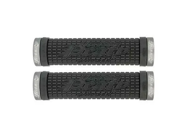 Lizard Skins Peaty Lock-On Holker Sort m/grå ring, small 