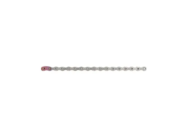 SRAM CHAIN PC-X01 HOLLOW PIN, CHROME HAR 12-delt, 126 ledd, Flowlink, Powerlock 