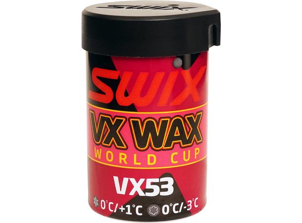 Swix VX53 High Fluor Grip Wax 45g. Festevoks. 0 til -3.
