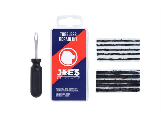 Joe's Tubeless Repair Kit Verktøy med 10 plugger