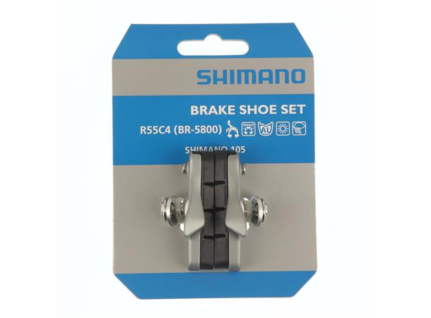 Shimano Bremsekloss 105 5800 1 par, sølv, cartridge