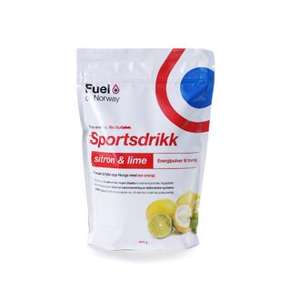 Fuel of Norway Sportsdrikke Sitron 0.5 kg, smak av sitron og lime