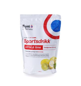 Fuel of Norway Sportsdrikke Sitron 0.5 kg, smak av sitron og lime