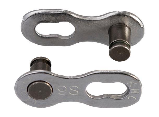 KMC MissingLink 9R EPT Kjedelås Sølv 9-delt, 2-pack, 6.6mm