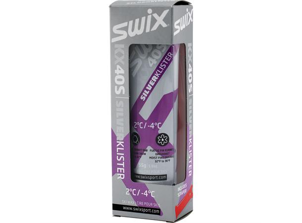 Swix KX40S Silver Klister +2 til -4.