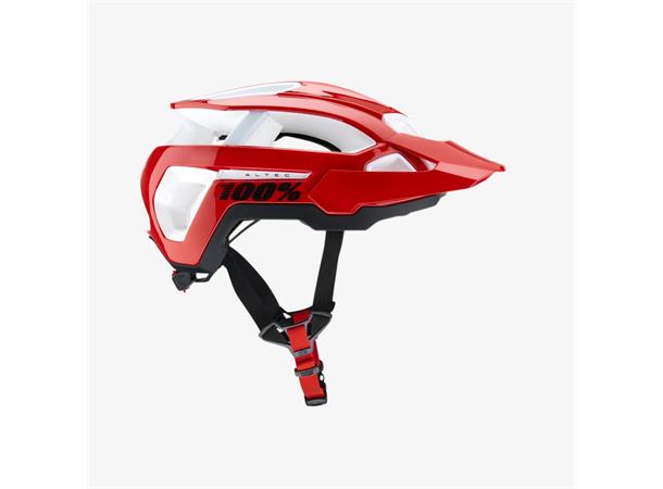 100% Altec Helmet Red Sikker og stilren hjelm til stisyklisten