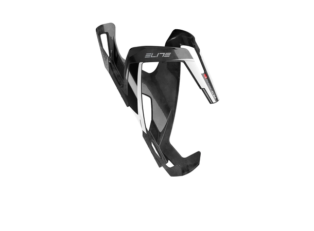 Elite Flaskeholder Vico Karbon glossy Hvite detaljer 